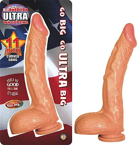 Ultra Whopper 11 Inch Curved Dong - Beige