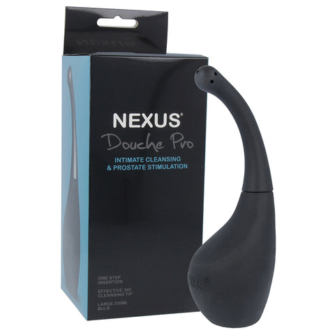 Nexus Anal Douche with Prostate Nozzle-Black