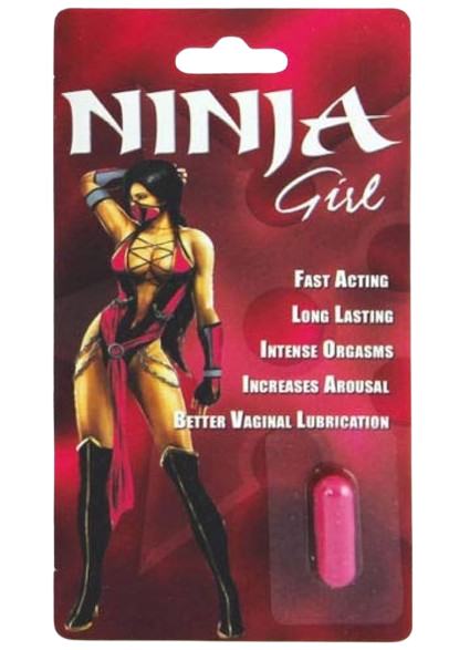 Ninja Girl Women Arousal Pink Pill