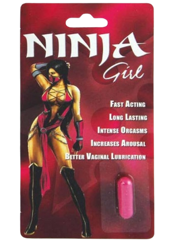 Ninja Girl Women Arousal Pink Pill