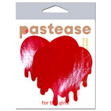 Pastease Faux Latex Red Melty Hearts