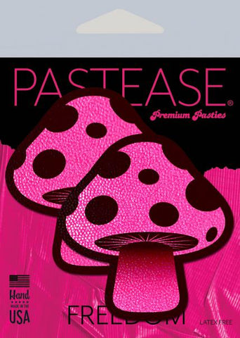 Pastease Mushroom Glow In The Dark Neon Pink