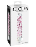 Icicles No 7 Glass Wand Massager Clear