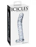 Icicles No 60 Glass G-Spot Dong Clear