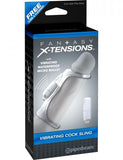 Fantasy X-Tensions Vibrating Cock Sling Clear