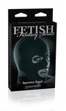 Fetish Fantasy Black Spandex 3 Hole Hood O/S