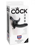 King Cock Strap On Harness 9 inches Dildo Black