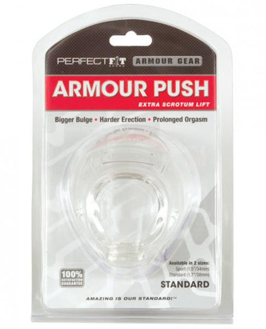 Armour Push Standard Clear Ring