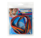 Gaysentials Rainbow Nylon Lanyard with Key Ring