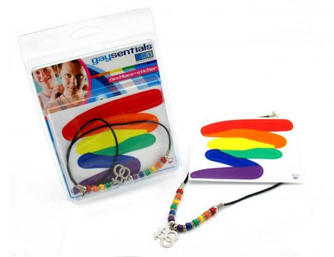 Gaysentials Necklace Sticker Combo Male