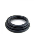 M2M Cock Ring Nitrile 3 Piece Set Black