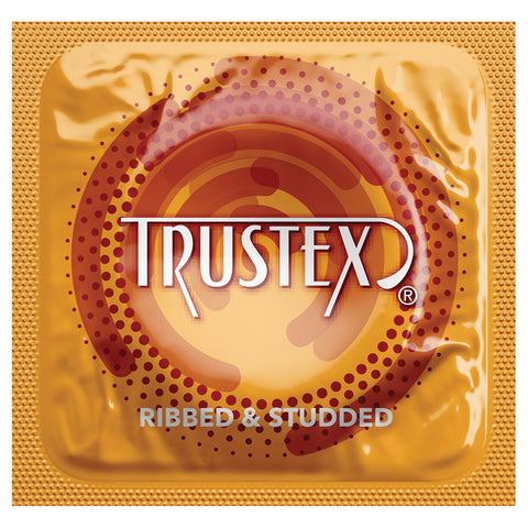 Trustex Ribbed & Studded Condoms 1000 Piece Box