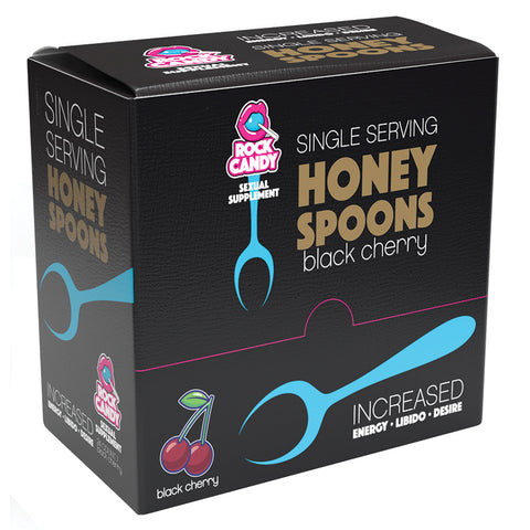 Rock Candy Honey Spoons Male Sexual Supplement Display of 24