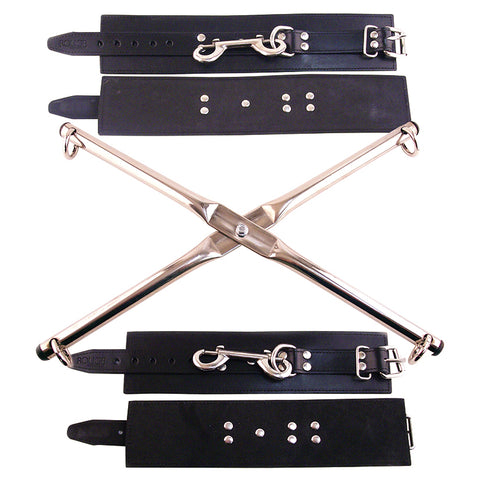 Rouge Group Rod Hog-Tie With Leather Wrist and Ankle Cuffs