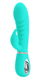 Prescott Super Soft Rabbit Silicone Vibrator -  Teal BI-014635-4