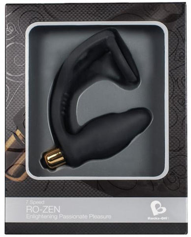 RO-Zen Black C Ring W/Vibrating Prostrate Probe