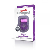 Screaming O Charged Big O Vibrating Ring Purple