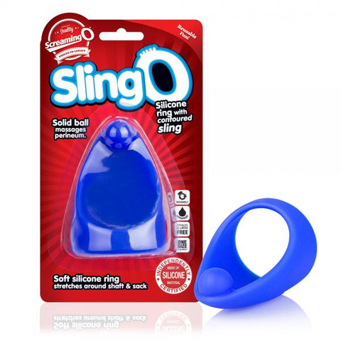 Screaming O SlingO Blue Cock Ring