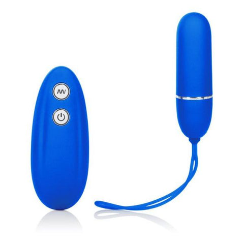 Posh 7 Function Lovers Remote Bullet Vibrator Blue