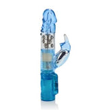 Waterproof Jack Rabbit Vibrator - Blue