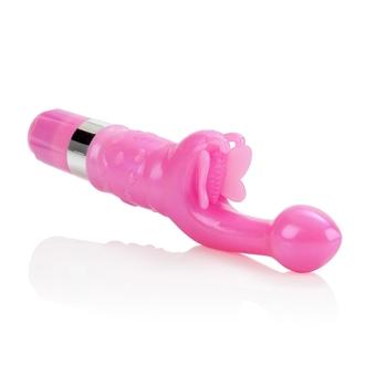 Platinum Edition Butterfly Kiss Vibrator- Pink