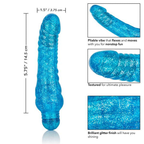 Sparkle Glitter Jack Blue Vibrator