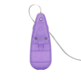 Silicone Slims Nubby Bullet Vibrator Purple