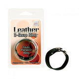 Black Leather Ring