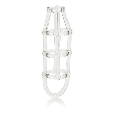 Cock Cage Enhancer 4.5 Inch - Clear