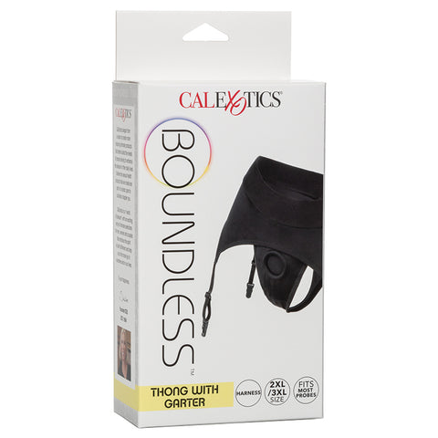 Boundless Thong with Garter-2L/3XL