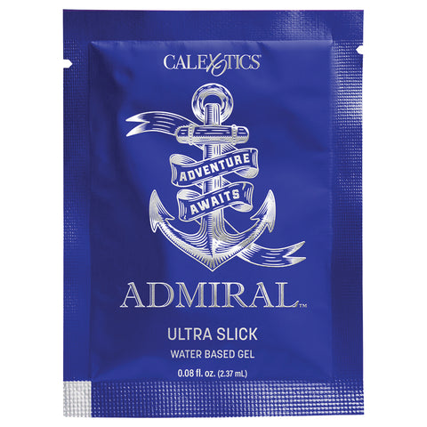 Admiral Ultra Slick Water Based Gel Pillows .08oz Poly Bag of 250