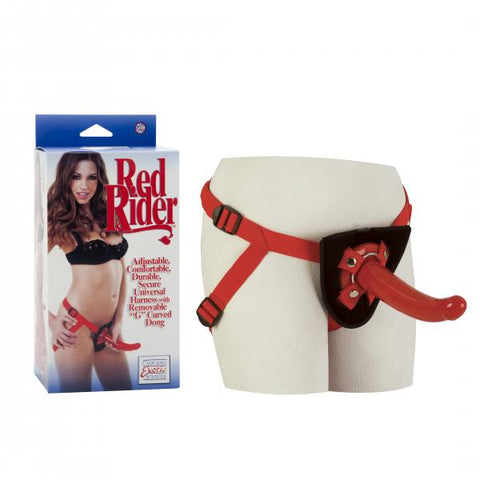 Red Rider Adjustable Strap On With 7 Inch Dong