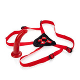 Red Rider Adjustable Strap On With 7 Inch Dong