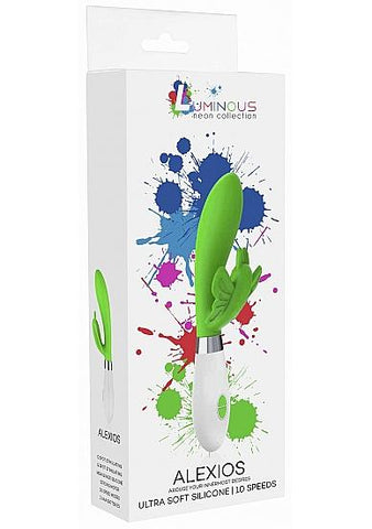 Alexios Ultra Soft Silicone 10 Speeds Green