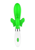 Alexios Ultra Soft Silicone 10 Speeds Green