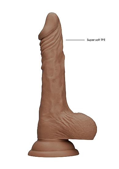 Realrock 7in Dong Tan W/ Testicles