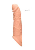 Realrock Penis Sleeve 8in Flesh