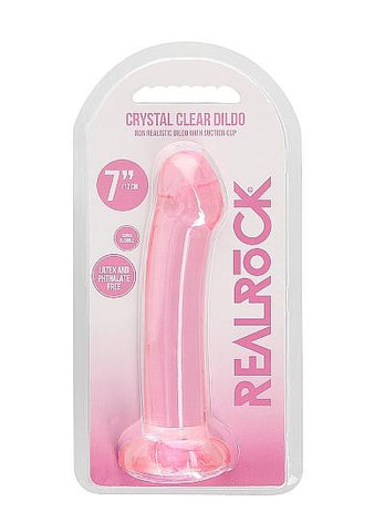 Realrock Non Realistic Dildo W Suction Cup 6.7in Pink