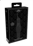 Royal Gems Sparkle Black Rechargeable Silicone Bullet