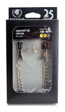 Adjustable Tapered Tip Nipple Clamps With Link Chain