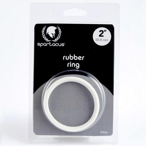 Rubber 2 inch C Ring - White