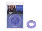 Elastomer Metro Cock Ring - Purple