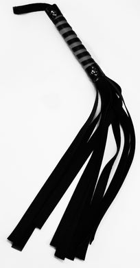 Sex & Mischief Red and Black Stripe Flogger