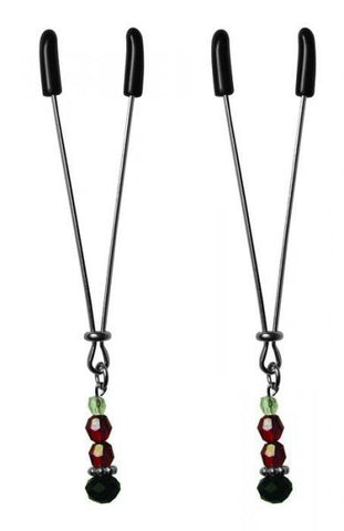 Nipple Clips Ruby Black Adjustable Clamps