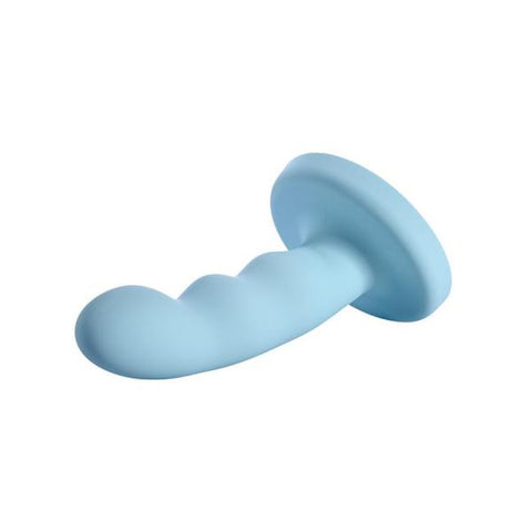 Jaspar 6in Silicone Dildo Blue