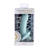 Myst 5in Vibrating Silicone Dildo Sky Blue