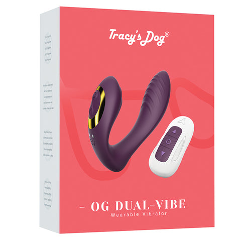 Tracy's Dog Wearable Panty Vibrator with Remote Control-Purple