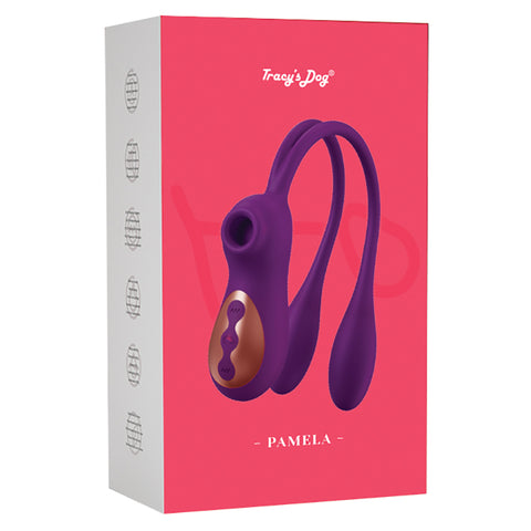 Tracy's Dog Pamela Sucking Vibrator-Purple