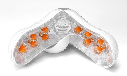 Tenga Flip Orb Masturbator - Orange Crash Sleeve