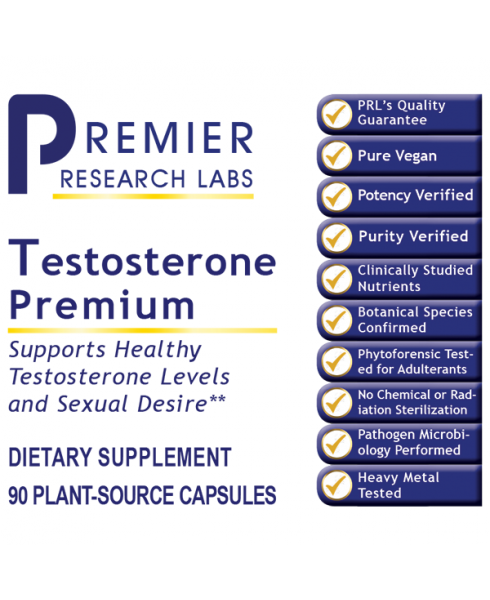 Premier Research Labs Testosterone Premium 90 Plant Source Capsules
